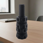 CalmBolt Night tactile fidget with smooth threaded movement and dark minimalist finish