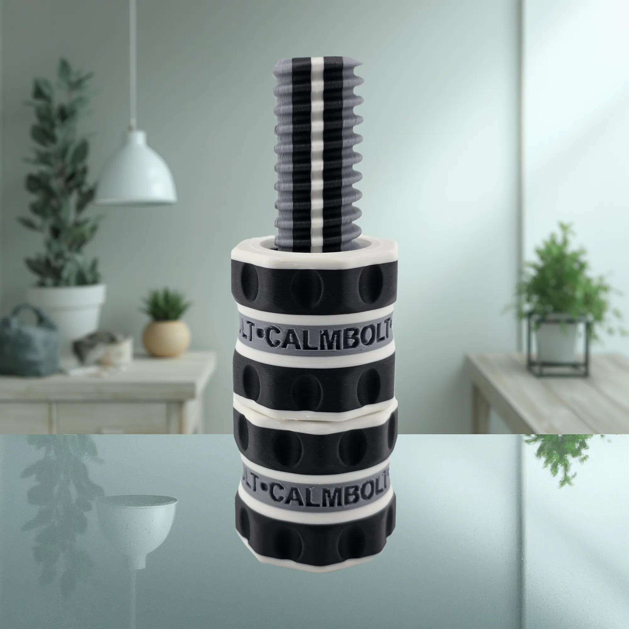 CalmBolt Night Mist tactile fidget with muted color transitions and smooth rotating profile